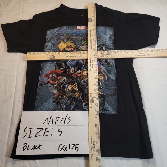 Marvel Avengers Endgame Casual T-Shirt Adult Mens Size Small S Black - Picture 6 of 9